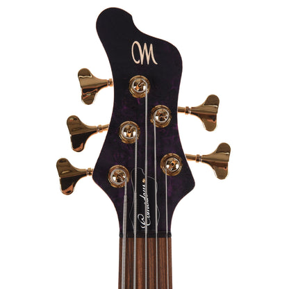 Mayones MB Comodous 5 MDi Trans Dirty Purple Satin Bass Guitars / 5-String or More