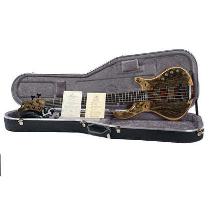 Mayones Patriot 5 35th Anniversary Buckeye Burl Bass Guitars / 5-String or More