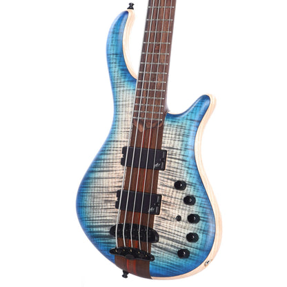 Mayones Patriot Classic 5-String Jeans Black 2-Tone Blue Burst Matte Bass Guitars / 5-String or More