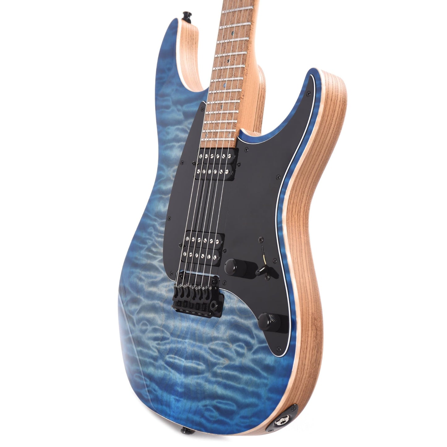 Mayones Aquila Elite 6 Quilted Maple Lagoon Blue Gloss Electric Guitars / Solid Body