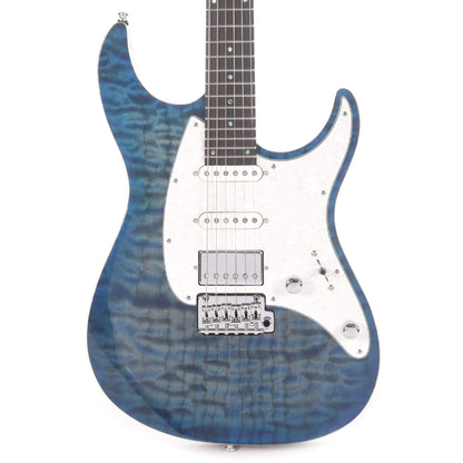 Mayones Aquila QM 6 Quilted Maple Lagoon Burst Electric Guitars / Solid Body