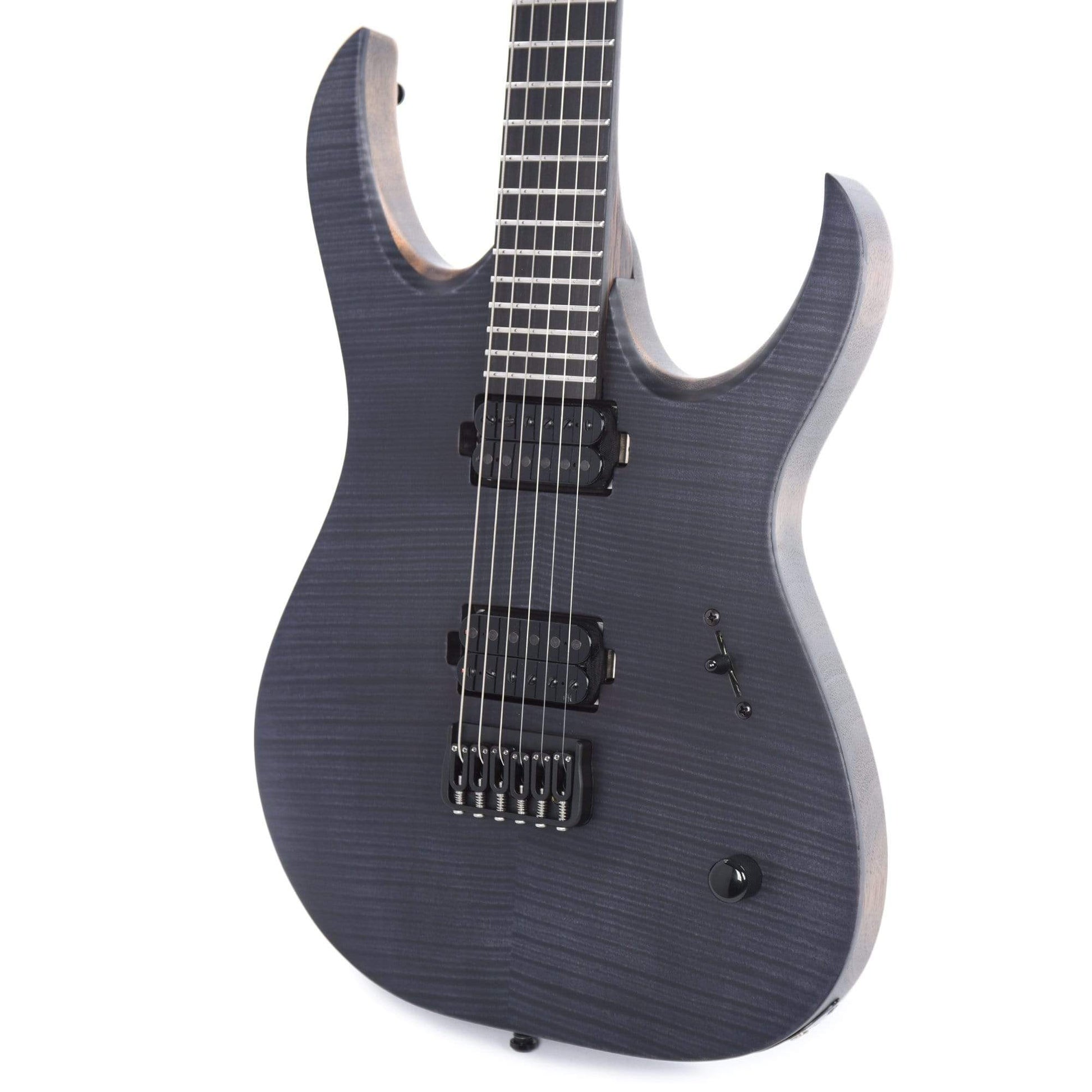 Mayones Duvell Elite 6 Flamed Maple Black Electric Guitars / Solid Body