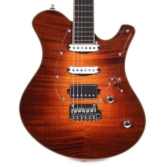 Mayones Legend V22 Flamed Maple Custom 2-Tone Sunburst Gloss Electric Guitars / Solid Body