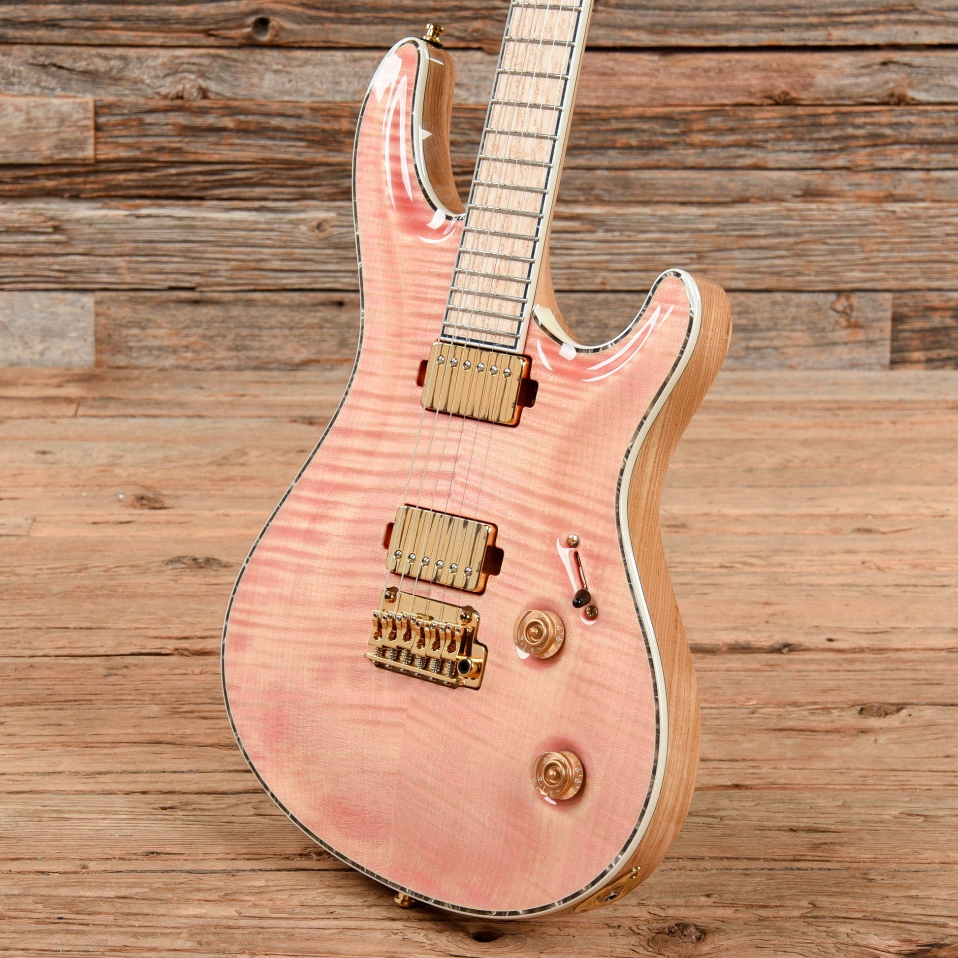 Mayones Regius 6 Core Jeans Pink Electric Guitars / Solid Body