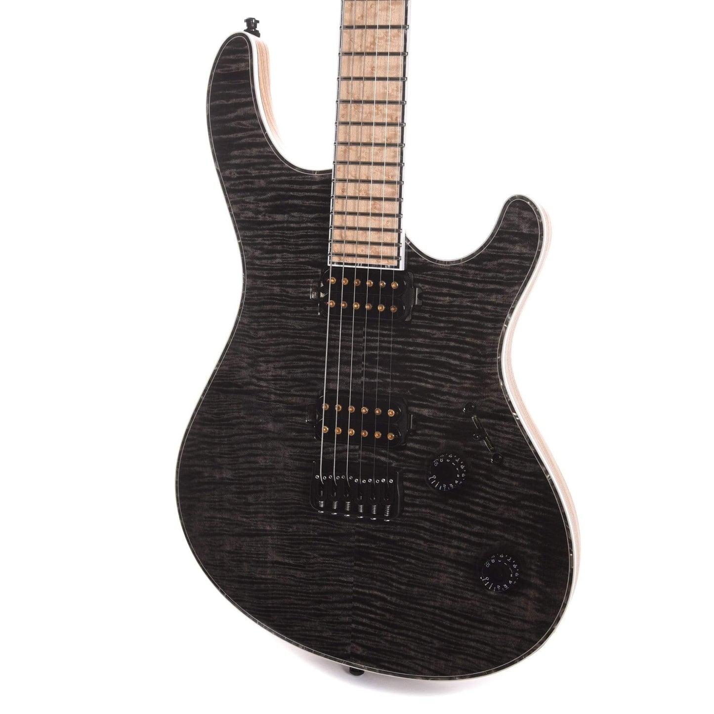 Mayones Regius 6 Flamed Maple Graphite Gloss Electric Guitars / Solid Body