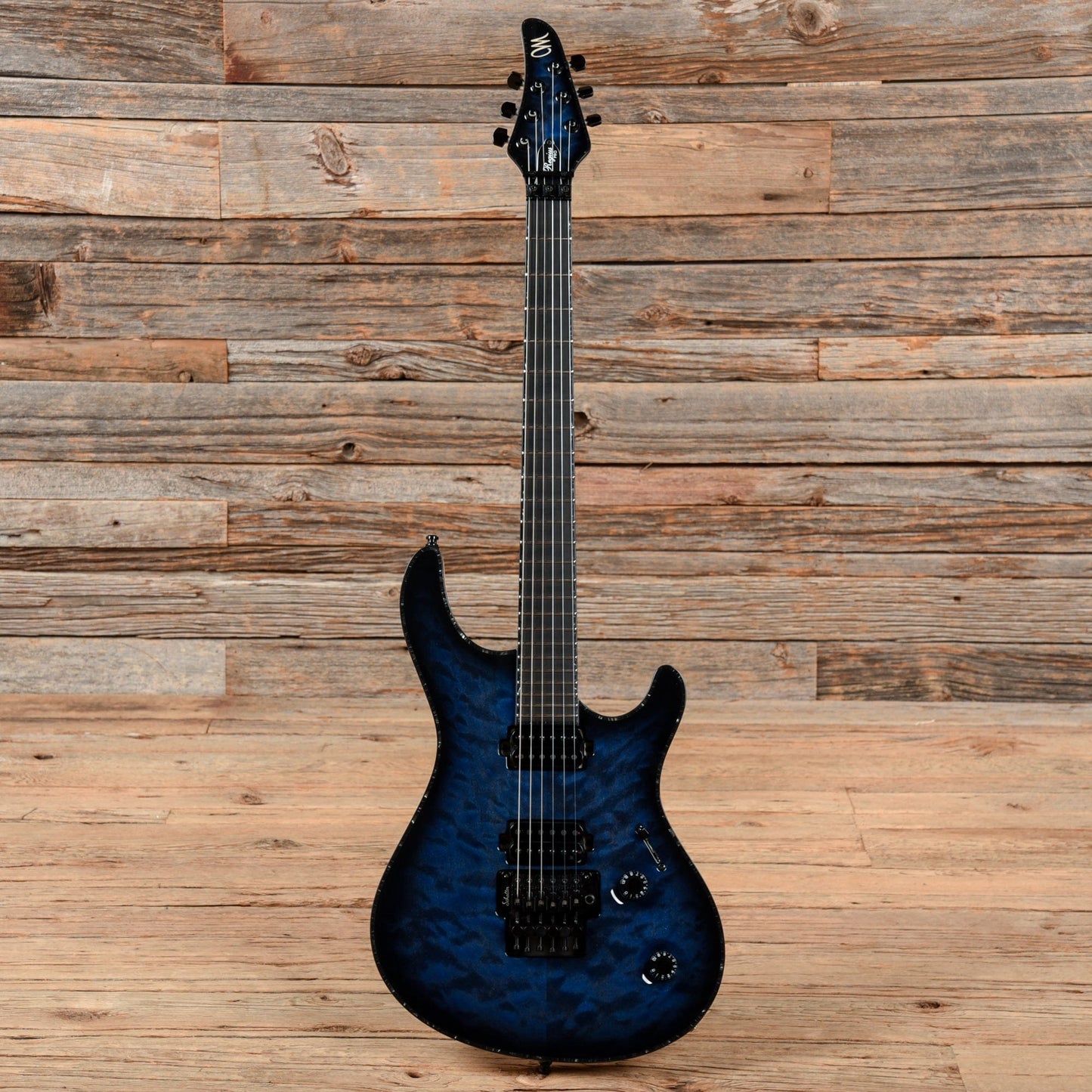 Mayones Regius 6 Pro Dirty Blue Burst Gloss Electric Guitars / Solid Body