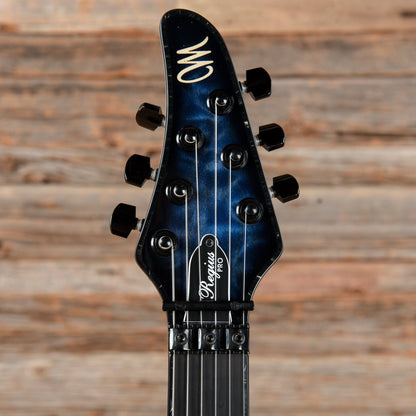 Mayones Regius 6 Pro Dirty Blue Burst Gloss Electric Guitars / Solid Body