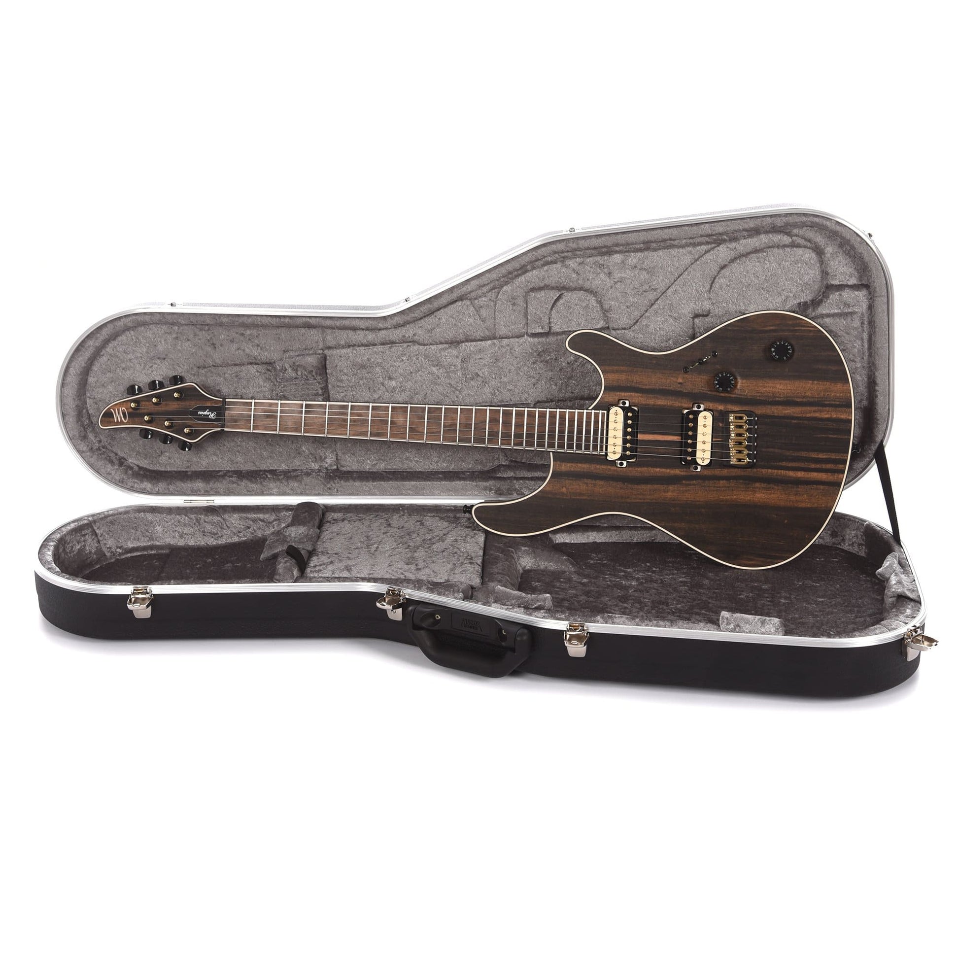 Mayones Regius 6 Royal Ebony Natural Matt Electric Guitars / Solid Body