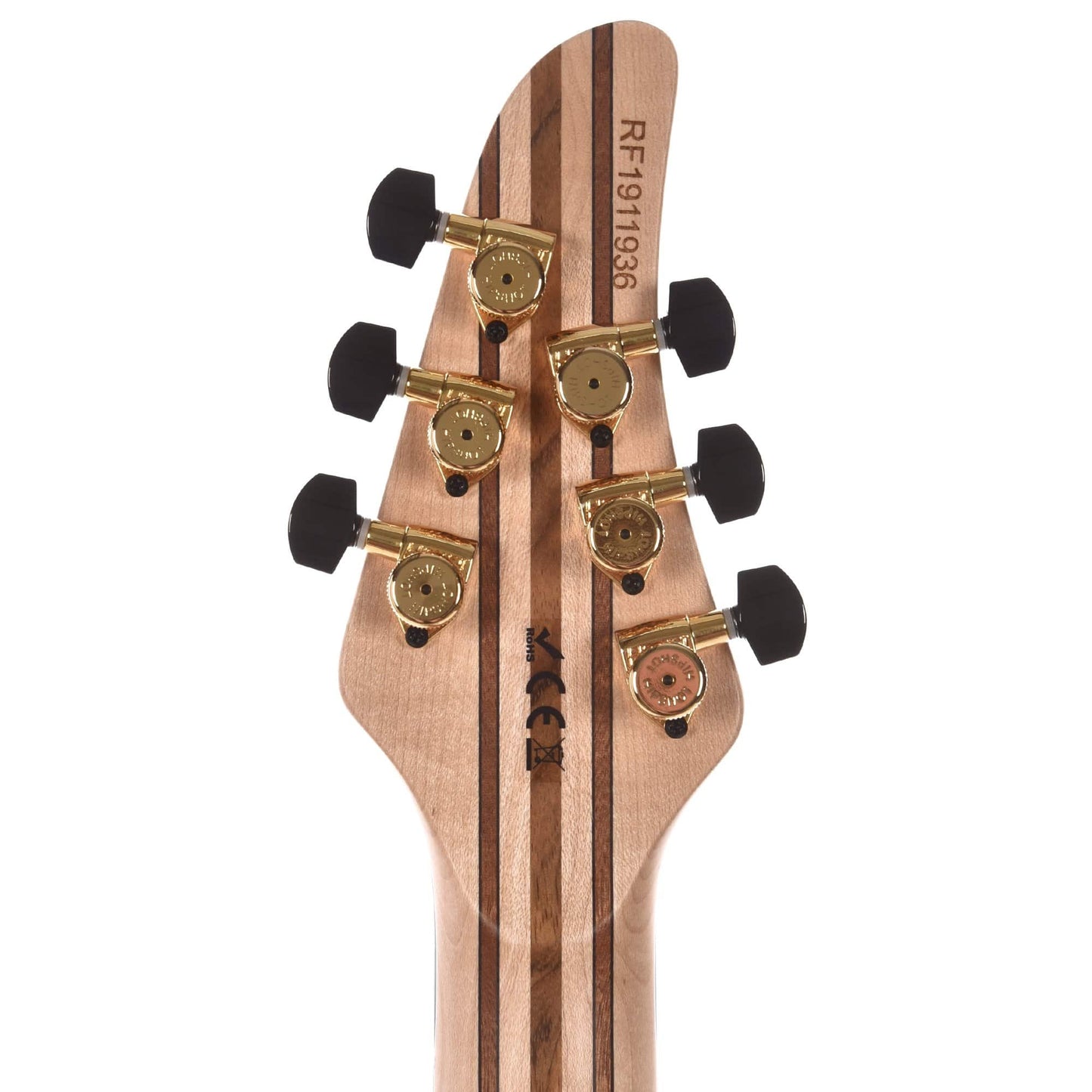 Mayones Regius 6 Royal Ebony Natural Matt Electric Guitars / Solid Body