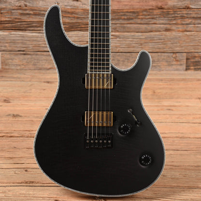 Mayones Regius 6 Transparent Black Electric Guitars / Solid Body