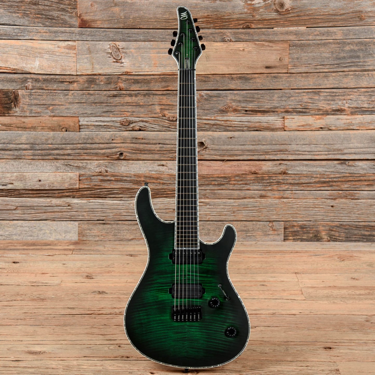 Mayones Regius 7 Green Burst Electric Guitars / Solid Body