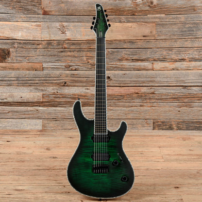 Mayones Regius 7 Green Burst Electric Guitars / Solid Body