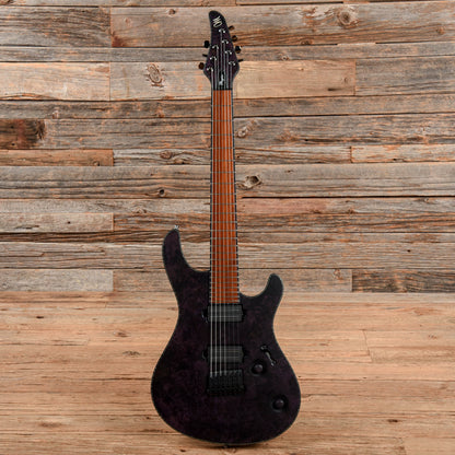 Mayones Regius 7 Purple Burl Electric Guitars / Solid Body