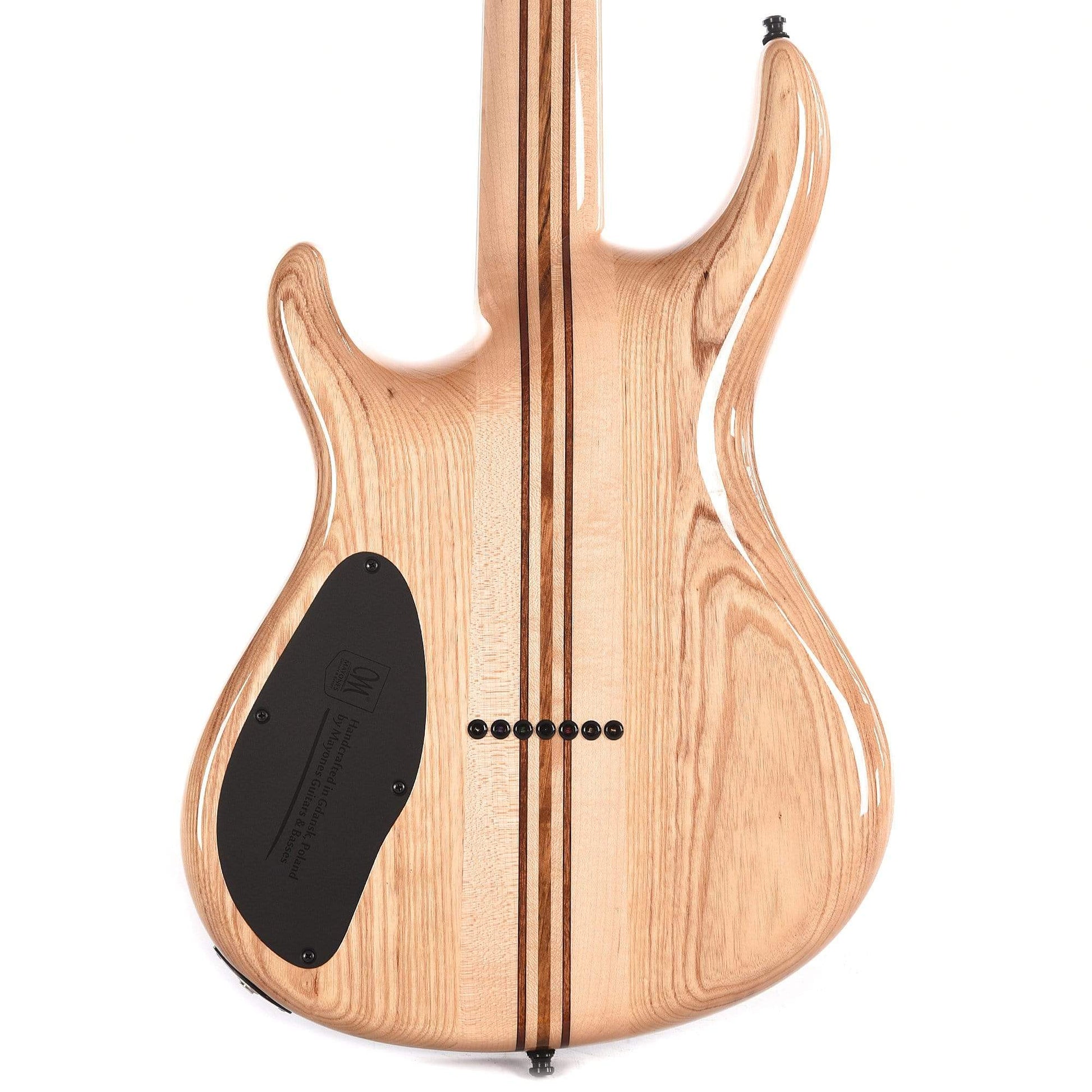 Mayones Regius 7-String Jeans Black 2-Tone Blue Burst Gloss Electric Guitars / Solid Body