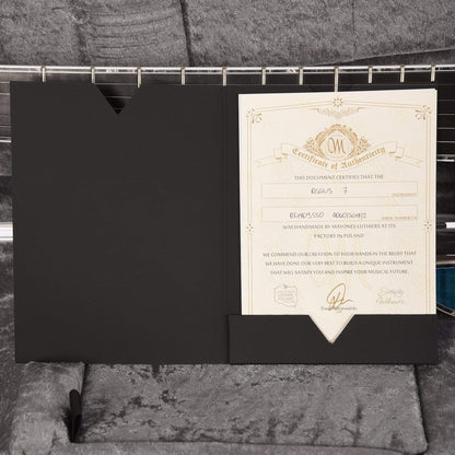 Mayones Regius 7-String Jeans Black 2-Tone Blue Burst Gloss Electric Guitars / Solid Body