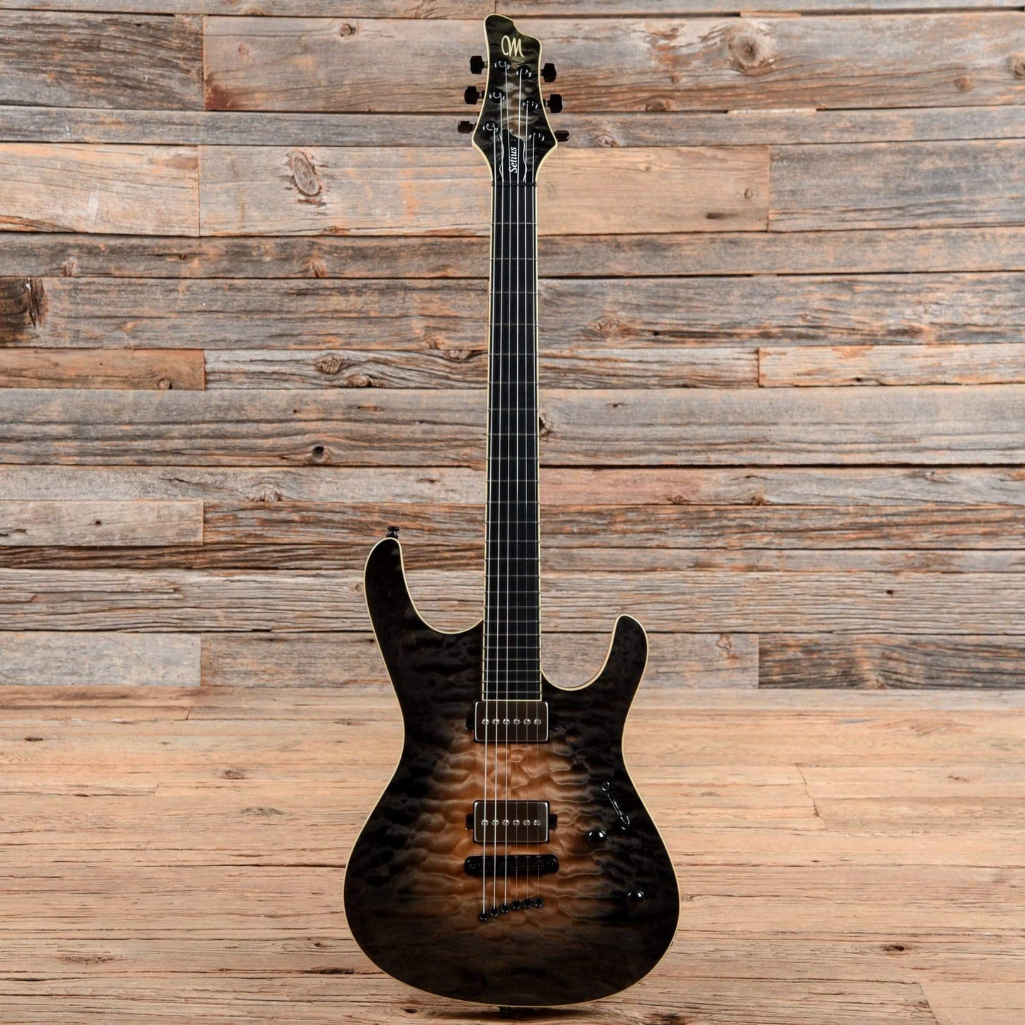 Mayones Setius 6 Custom Blackburst Fade 2018 Electric Guitars / Solid Body