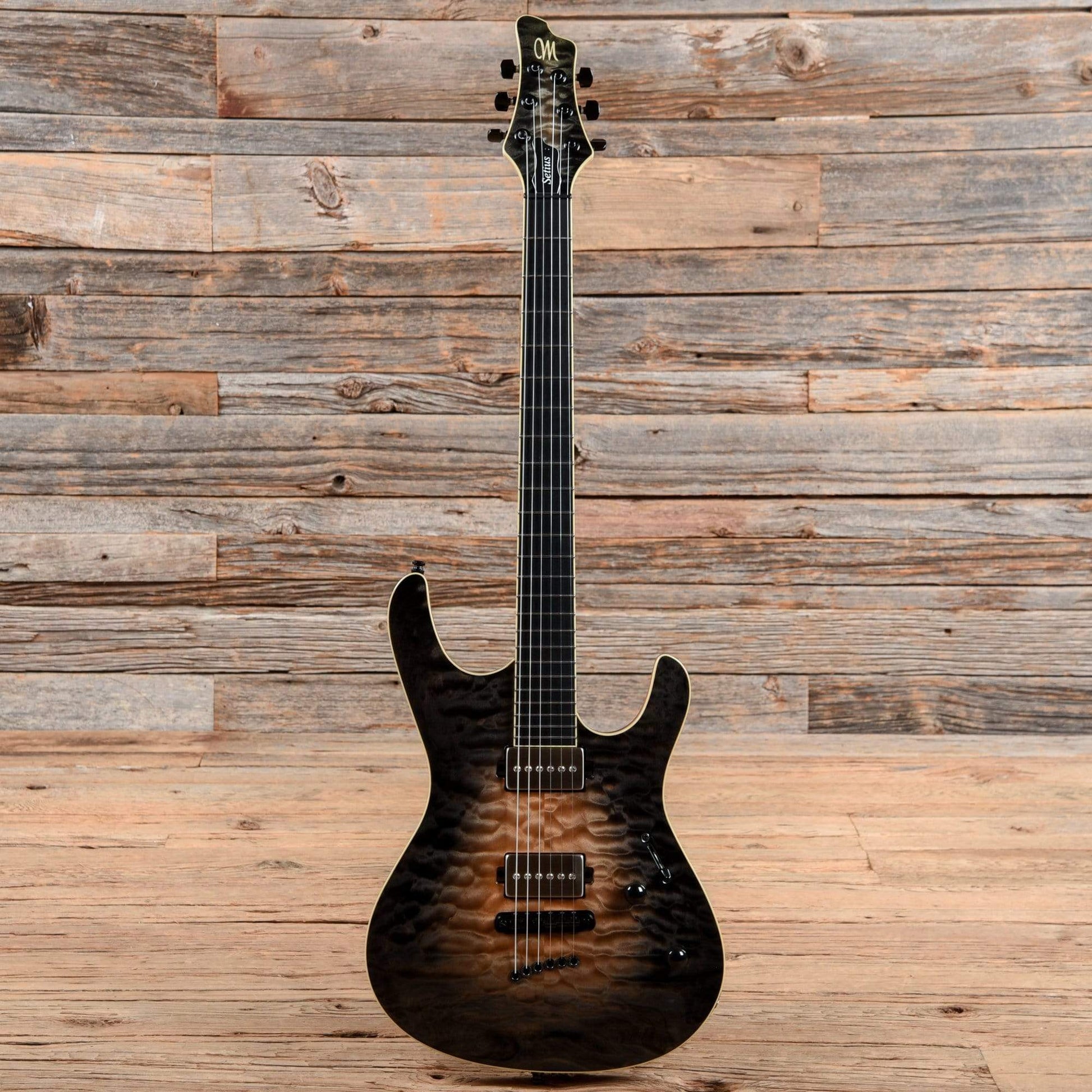 Mayones Setius 6 Custom Blackburst Fade 2018 Electric Guitars / Solid Body