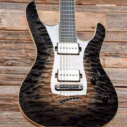 Mayones Setius 6 Custom Blackburst Fade 2018 Electric Guitars / Solid Body