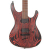 Mayones Setius Gothic Ash Top Gothic Black Red Pores Electric Guitars / Solid Body