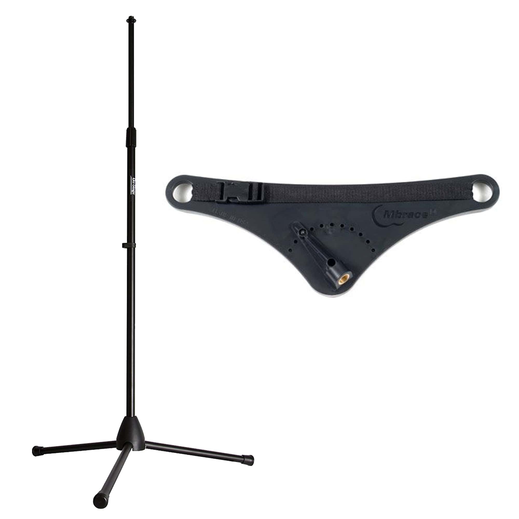 Mbrace Guitar Support System w/ On-Stage Tripod Mic Stand Bundle ...