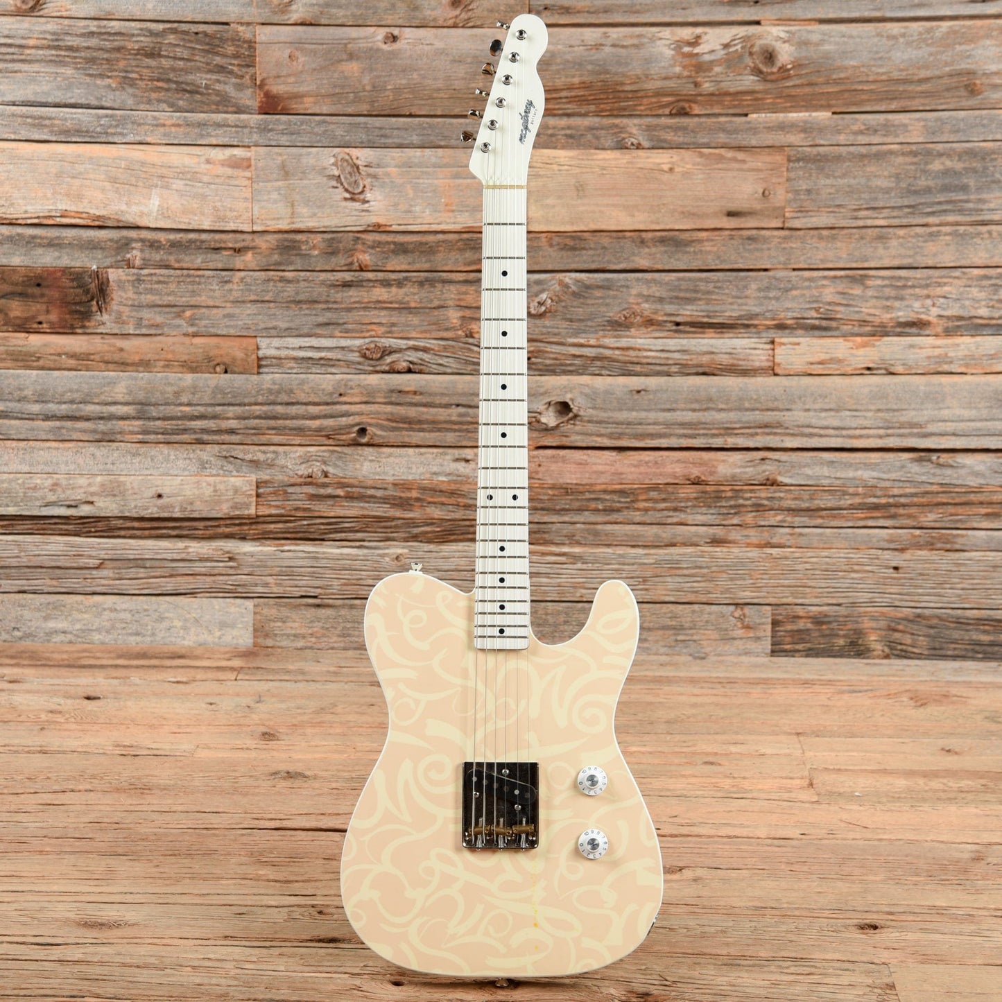 McGibney E-Style White Electric Guitars / Solid Body