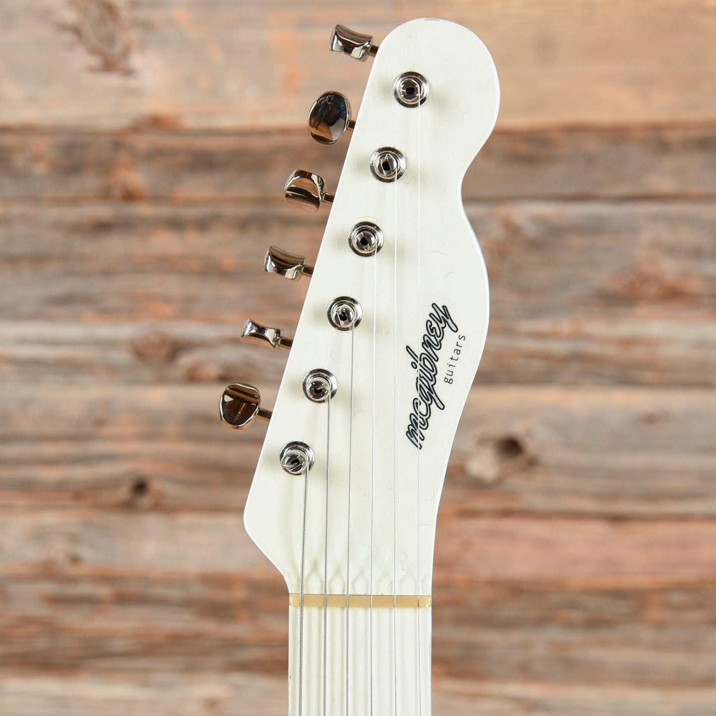 McGibney E-Style White Electric Guitars / Solid Body