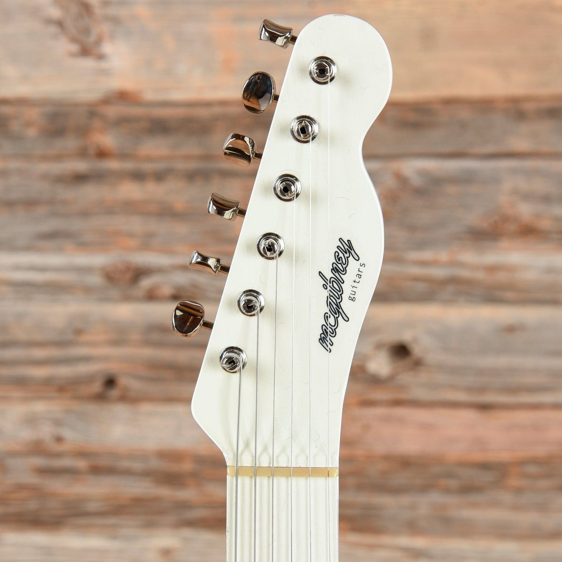 McGibney E-Style White Electric Guitars / Solid Body