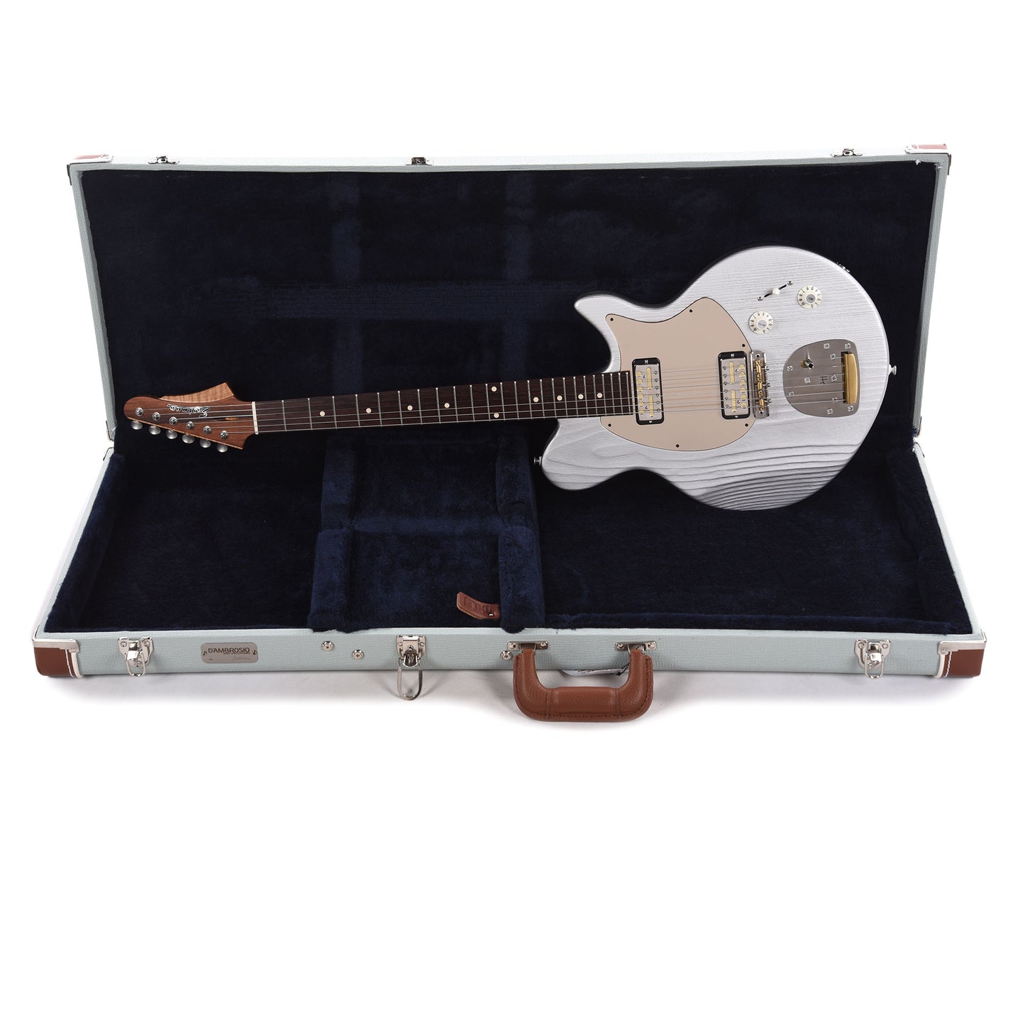 Eastman D'Ambrosio Offset '63 Phoenix Pine Inca Silver w/Lollar Goldfoil Pickups