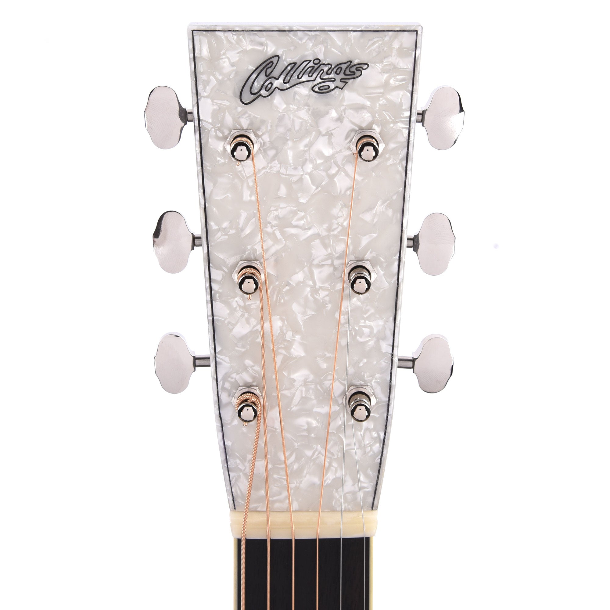 Collings OM1 Jet Black Top Doghair Back/Sides w/Pearloid Pickguard