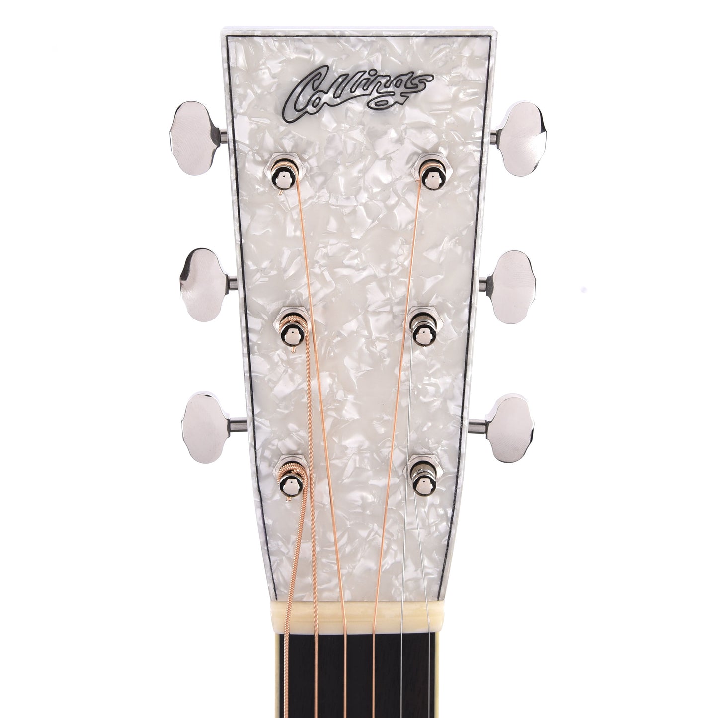 Collings OM1 Jet Black Top Doghair Back/Sides w/Pearloid Pickguard