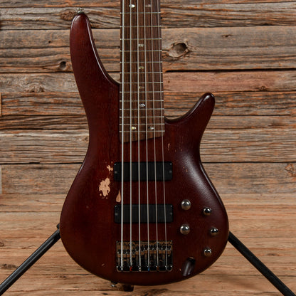 Ibanez SR506 6-String Bass Walnut Stain 2009