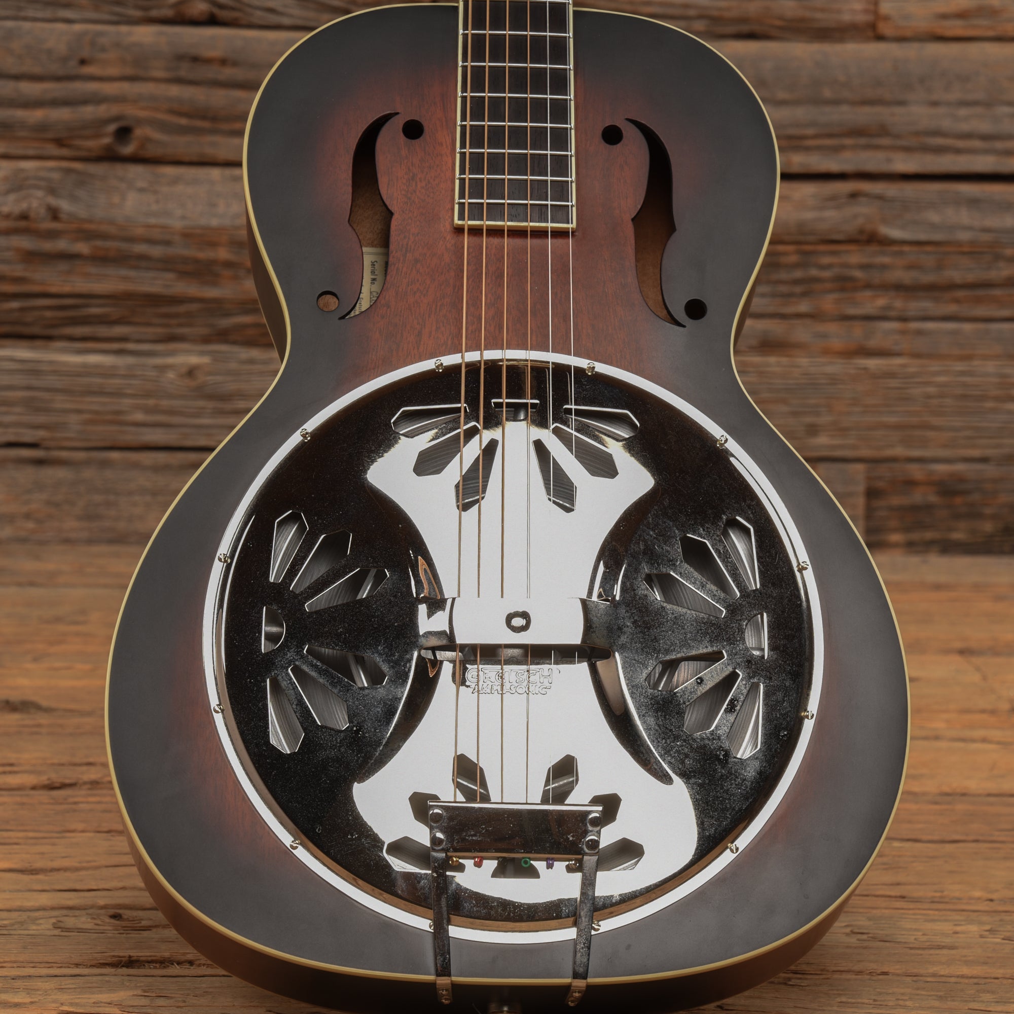 Gretsch G9240 Alligator Round-Neck Biscuit Cone Resonator Sunburst 2017