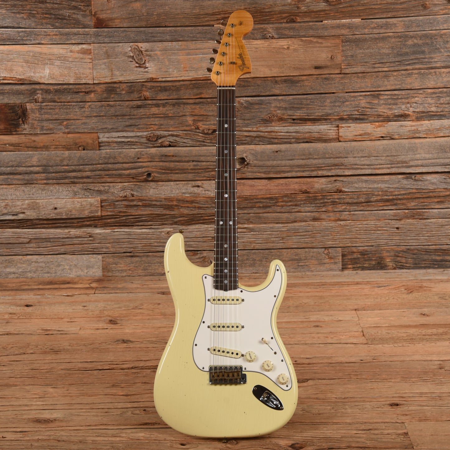 Fender Custom Shop 1967 Stratocaster Reissue Journeyman Relic Olympic White 2022