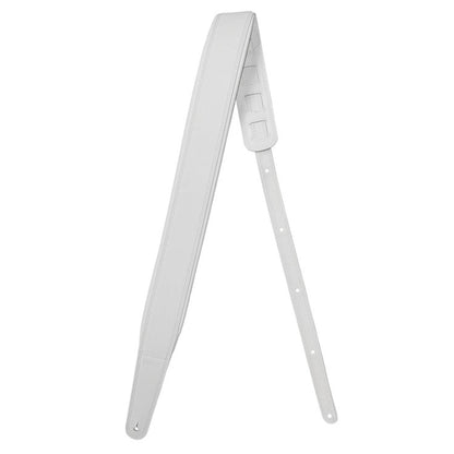 Richter Springbreak I Leatherette Guitar Strap Vegan Padded White