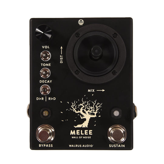 Walrus Audio Melee Wall of Noise Black Reverb/Distortion Pedal
