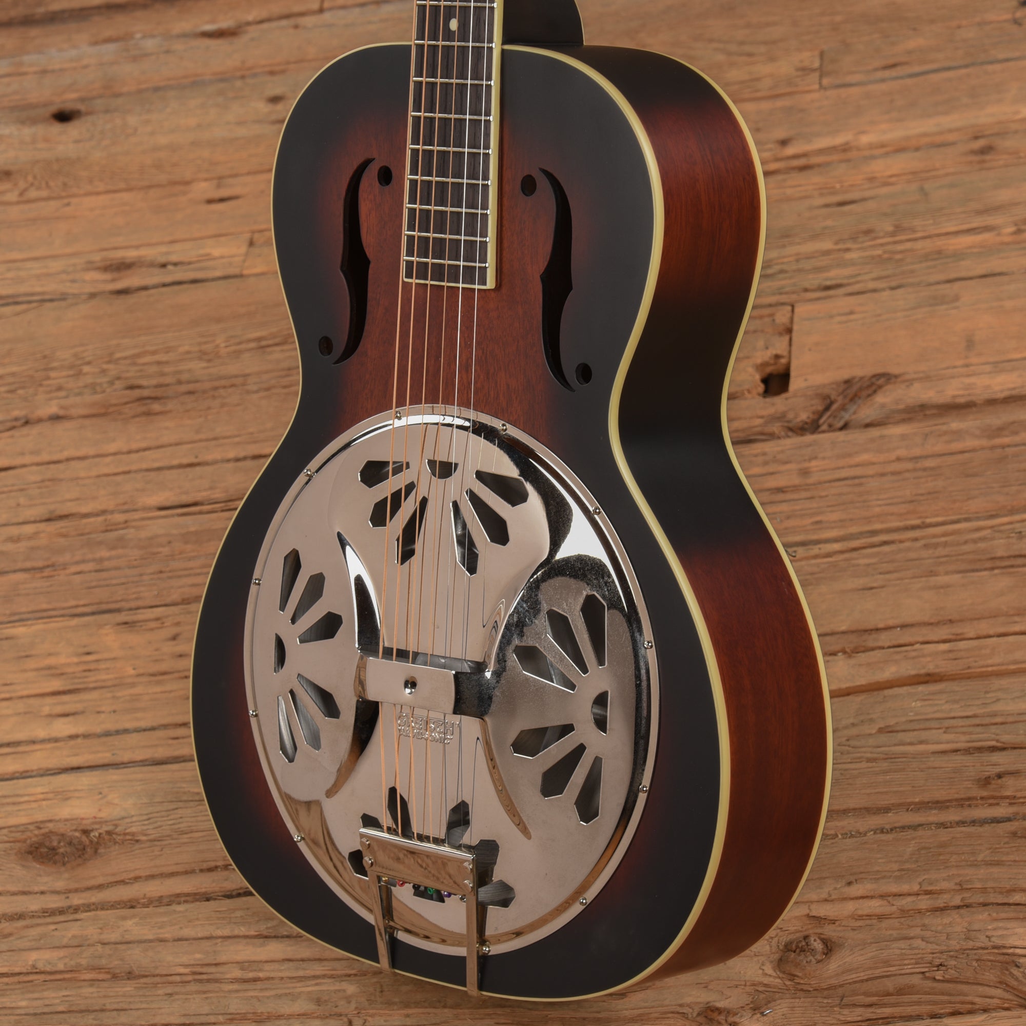 Gretsch G9240 Alligator Round-Neck Biscuit Cone Resonator Sunburst 2017