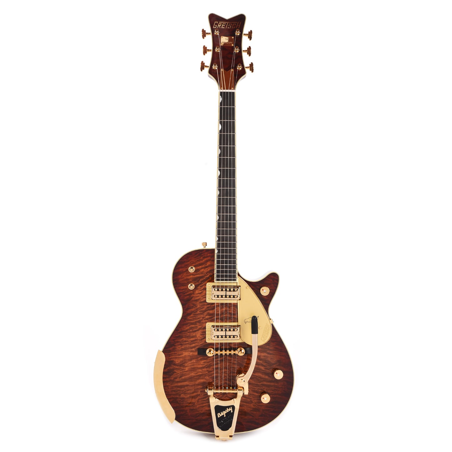 Gretsch G6134TGQM-59 Limited Edition Quilt Classic Penguin with Bigsby Forge Glow