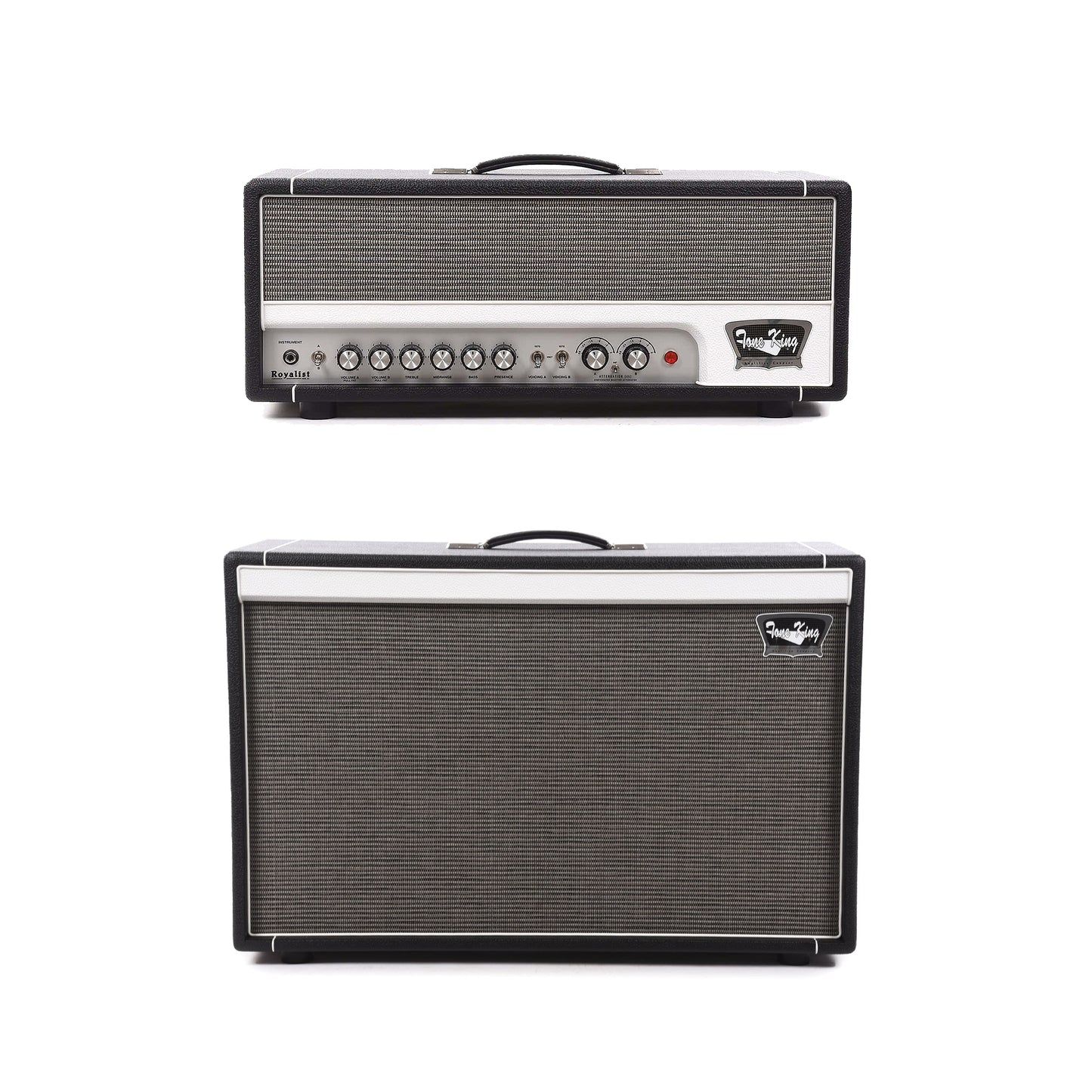 Tone King Royalist 40w Two Channel Tube Amp Head and Royalist 2x12 Amp Cabinet Bundle