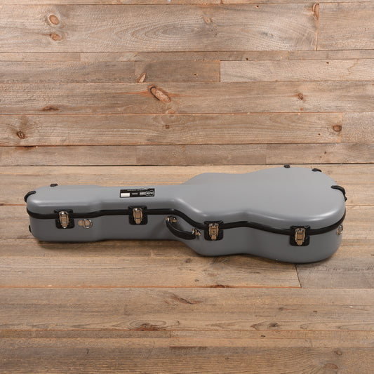 Calton Cases Acoustic D-18 Guitar Case Gray w/Blue Velvet Interior