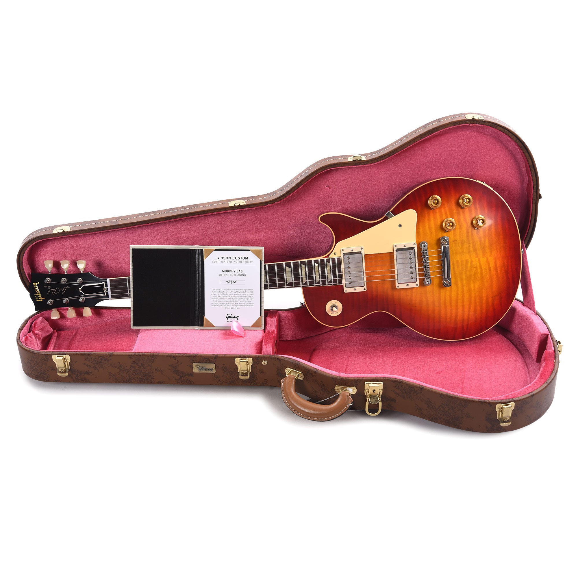 Gibson Custom Shop Murphy Lab 1959 Les Paul Standard Reissue Factory Burst Ultra Light Aged