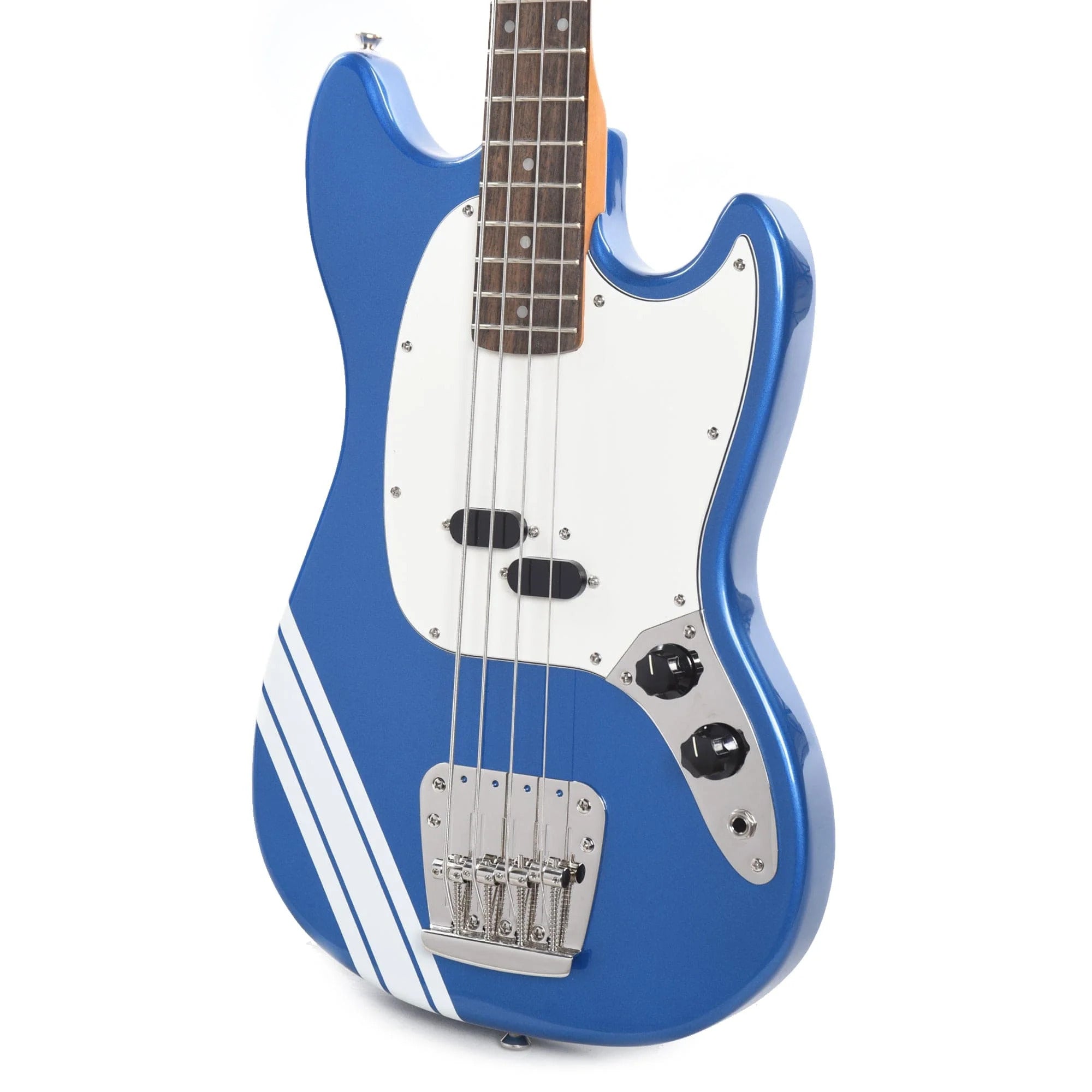 Squier Classic Vibe '60s Competition Mustang Bass Lake Placid Blue w/Olympic White Stripe