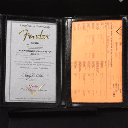 Fender Custom Shop Artist Robin Trower Signature Stratocaster Midnight Wine Burst