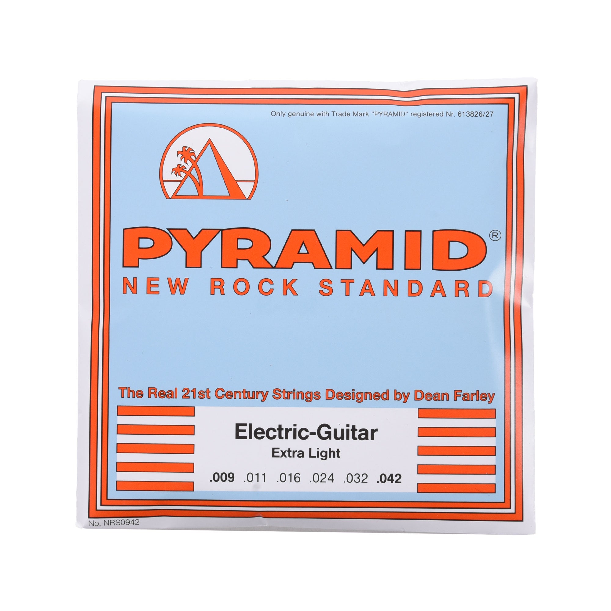 Pyramid New Rock Standard Electric Guitar Strings Extra Light 9-42