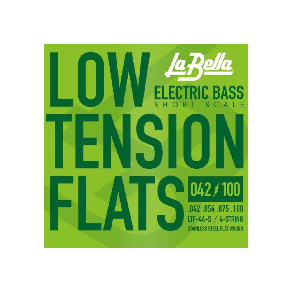 La Bella LTF-4A-S Low Tension Flexible Flats Short Scale 42-100
