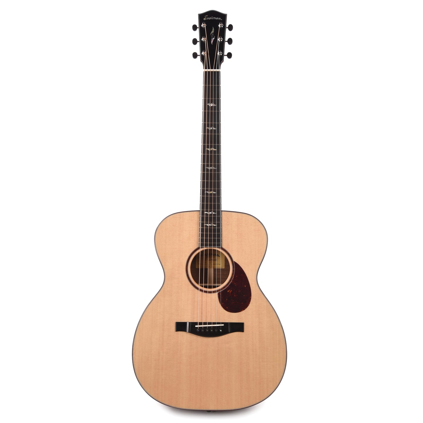 Eastman L-OM-QS European Spruce/AA Quilted Sapele OM Natural