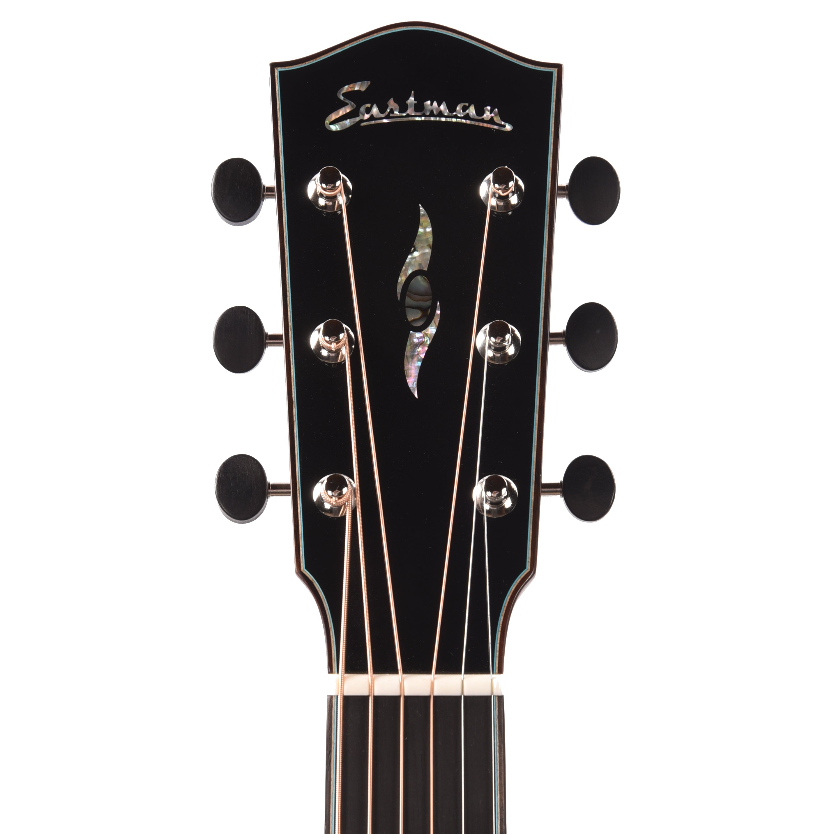 Eastman L-OM-QS European Spruce/AA Quilted Sapele OM Natural