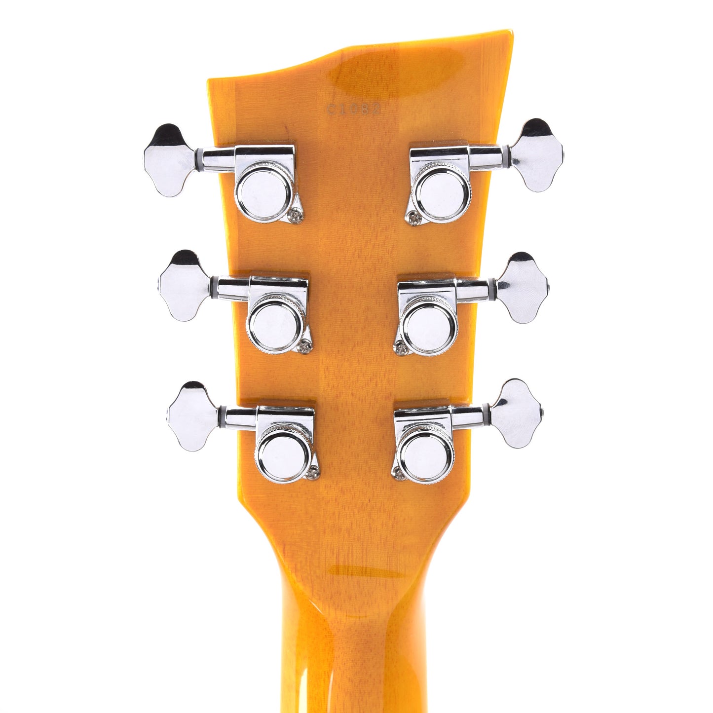 Dunable DE Asteroid Korina Aged Clear w/Bare Knuckle The Mule Humbuckers