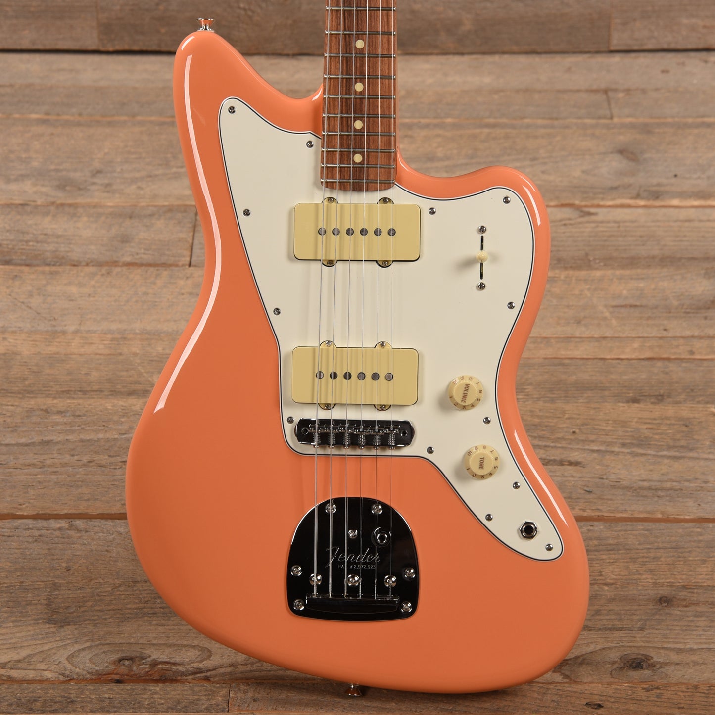 Fender Player Jazzmaster Pacific Peach w/Matching Headcap, Pure Vintage '65 Pickups, & Series/Parallel 4-Way