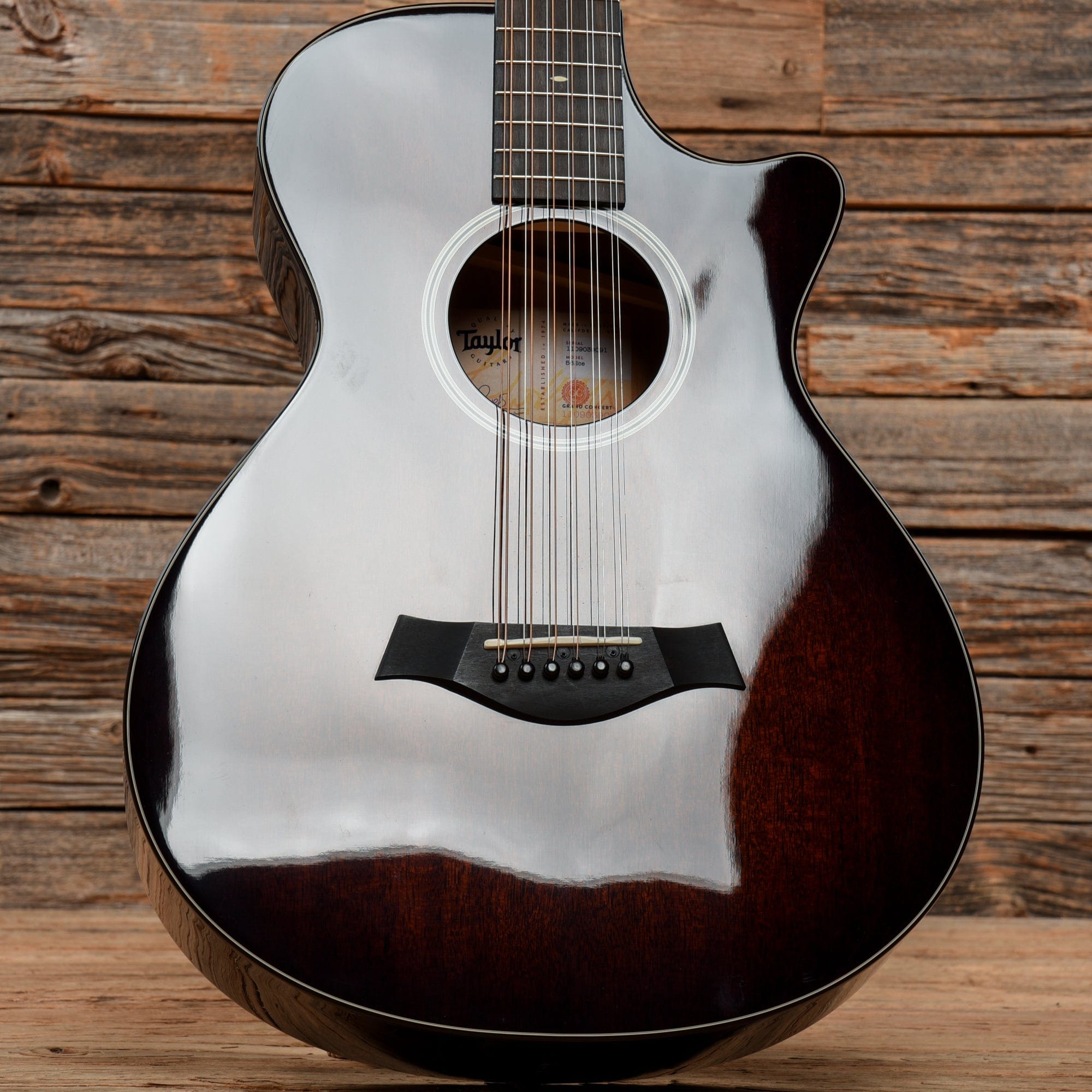 Taylor 562ce 12-Fret Shadowburst 2019 Acoustic Guitars / 12-String