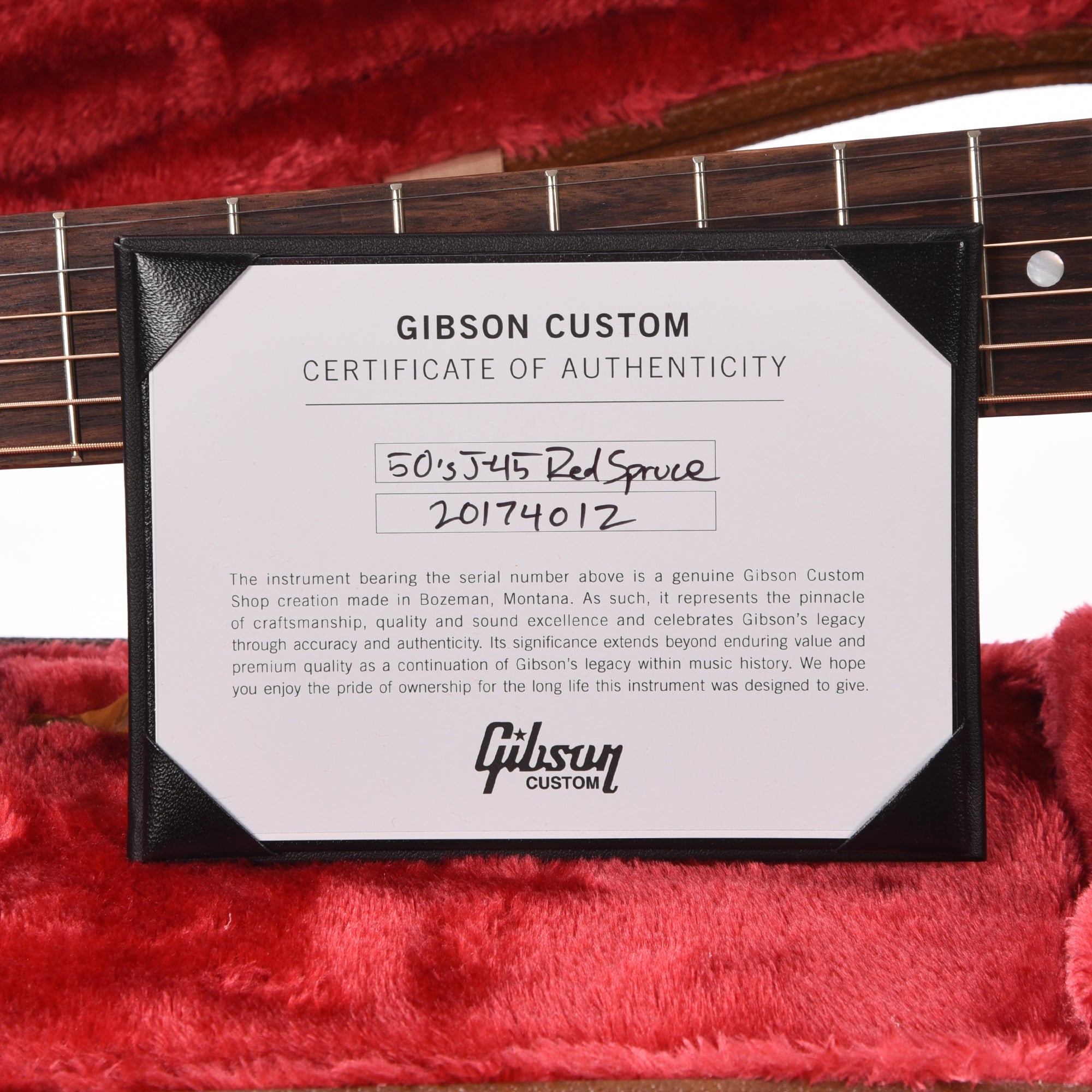 Gibson Original 50's J-45 Original Vintage Sunburst Tight Burst Adirondack Spruce VOS